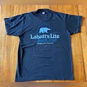Vintage Labatt’s Lite Beach Club 90s Graphic Tee XL